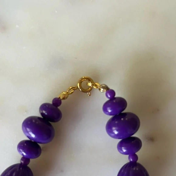 Vintage Costume Beaded Jewelry Necklaces Earrings Bracelet floral green orange - Picture 9 of 15